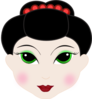 Geisha Girl Anime Clip Art